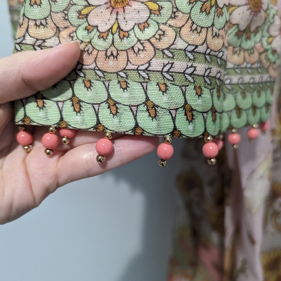 Zimmermann Kaleidoscope Bell Sleeve Gown - Picture 2 of 15